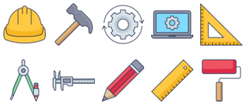 Engineering icon pack