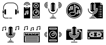 Music and Sound icon pack