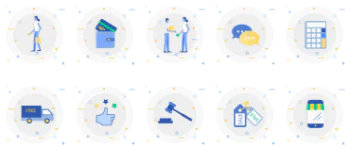 Ecommerce Compilation icon pack