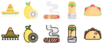 Mexico icon pack