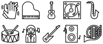 Music icon pack