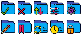 Files and Folder Actions icon pack