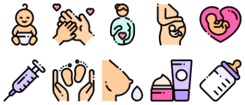 Maternity icon pack