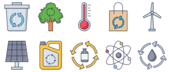 Recycle icon pack