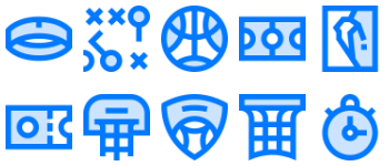 Basketball icon pack