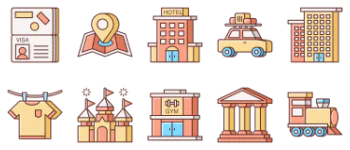 Summer Travel icon pack
