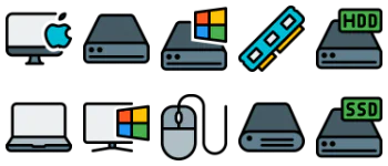 Desktop & computers Icon-Paket