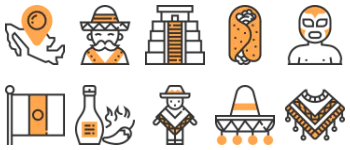Mexico 图标包