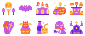 Horror Decoration icon pack