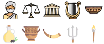 Ancient Greece icon pack