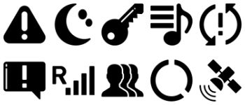 Mobile interface icon pack