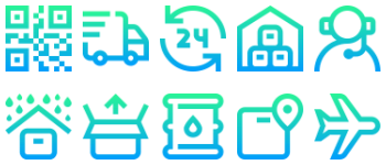 Logistics icon pack