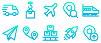 Transport icon pack