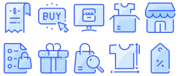 Ecommerce icon pack