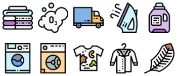 Laundry icon pack