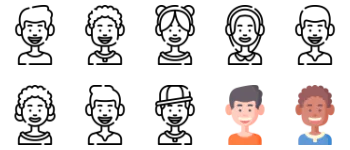 Kids Avatars icon pack