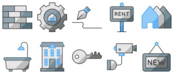 Real Estate icon pack