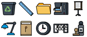 Office Material 아이콘 팩