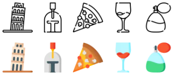 Italy icon pack