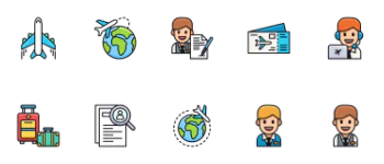 Airline icon pack
