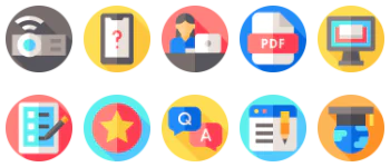 Online Learning icon pack