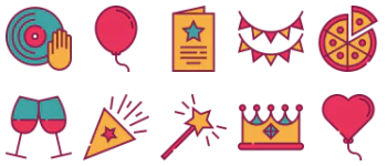 Birthday Party icon pack