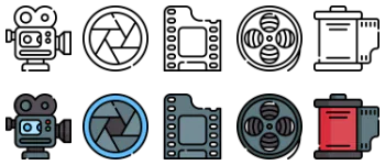 Video Camera icon pack
