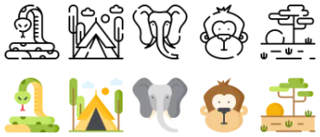 Wildlife icon pack