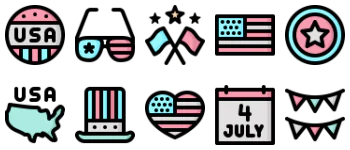 USA icon pack