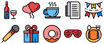 Birthday icon pack