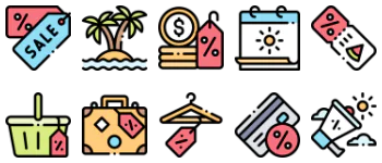 Summer Sales icon pack