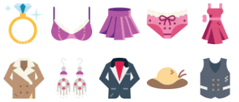 Clothing icon pack