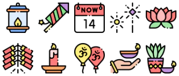 Diwali icon pack