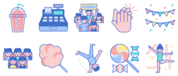Circus icon pack