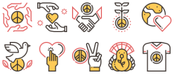 World peace Icon-Paket