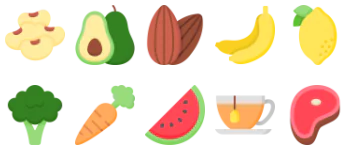 Nutrition icon pack