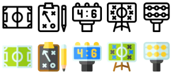 Soccer icon pack