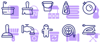 Housekeeping icon pack
