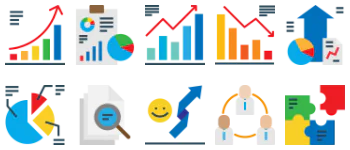 Bussiness Chart and Diagram icon pack