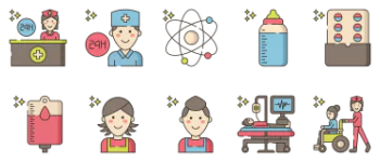 Nursing icon pack