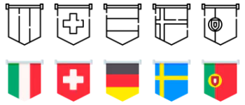 Country Flags Icon-Paket