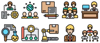 Company Structure Icon-Paket