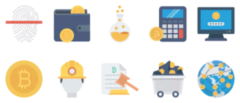 Bitcoin icon pack