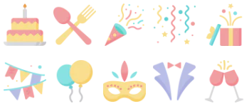 Birthday icon pack