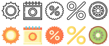 Summer Sales icon pack