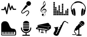 Music And Sound 1 icon pack