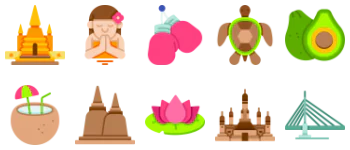 Thailand icon pack