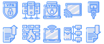 Networking icon pack