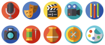 General arts icon pack