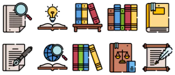 Literature icon pack